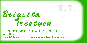 brigitta trestyen business card
