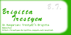 brigitta trestyen business card